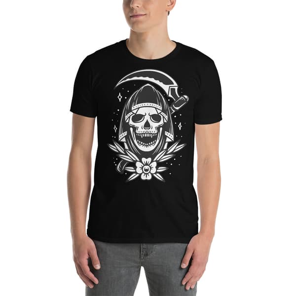 Old School Grim T-shirt Svart