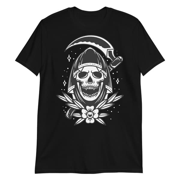 Old School Grim T-shirt Svart