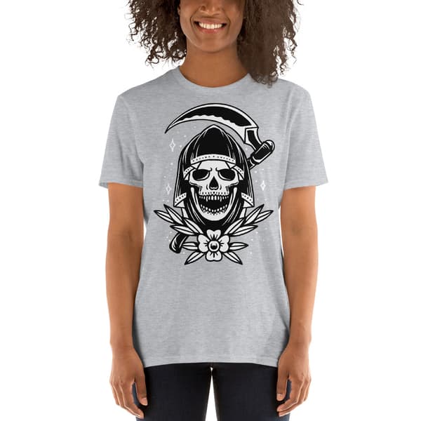 Old School Grim T-shirt Grå