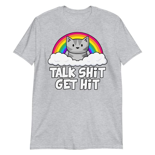 Talk Shit T-shirt Grå