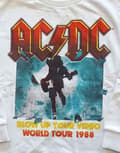 Miniatyrbild 2 av 4: AC/DC Kids Sweatshirt Blow Up Your Video Band Logo Official White