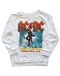 Miniatyrbild 1 av 4: AC/DC Kids Sweatshirt Blow Up Your Video Band Logo Official White