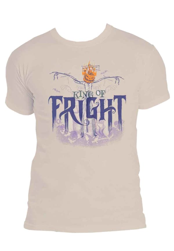 Nightmare Before Christmas T Shirt King of Fright Official Mens Natural