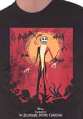 Miniatyrbild 3 av 4: Nightmare Before Christmas T Shirt Jack Orange Sun Logo Official Mens