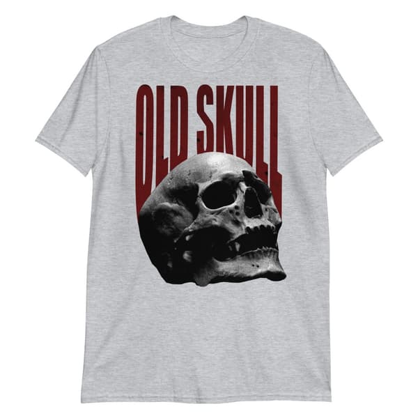 Old Skull T-shirt Grå
