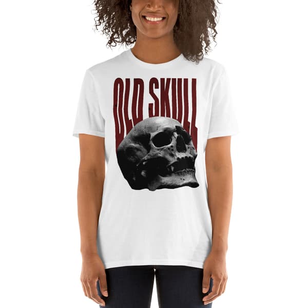 Old Skull T-shirt Vit