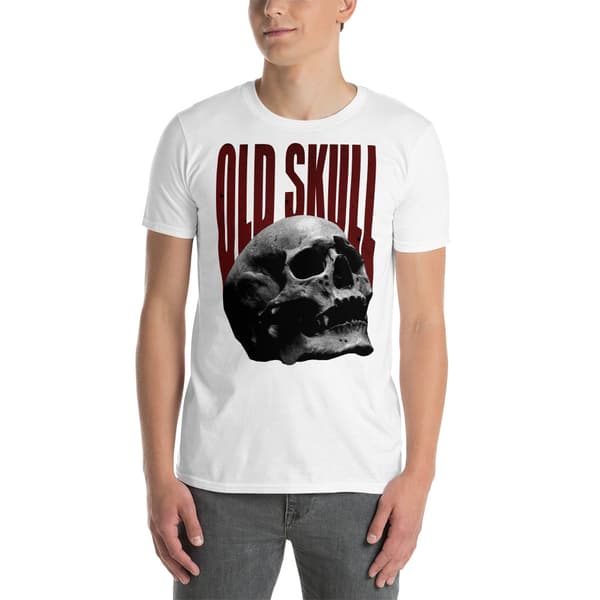 Old Skull T-shirt Vit
