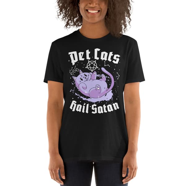 Pet Cats, Hail Satan T-shirt