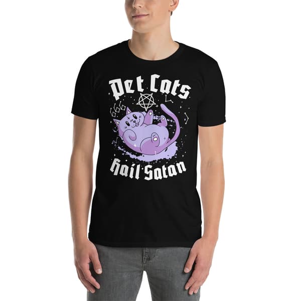 Pet Cats, Hail Satan T-shirt