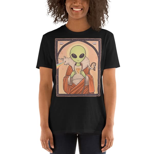 Alien With Caticorn T-shirt
