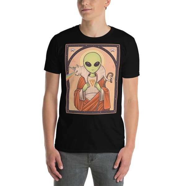 Alien With Caticorn T-shirt