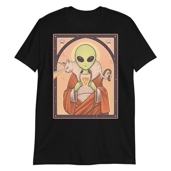 Alien With Caticorn T-shirt