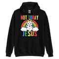 Miniatyrbild 1 av 3: Not Today Jesus Hoodie