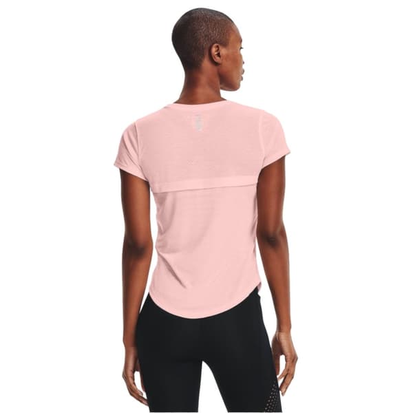 Under Armour Streaker Run Short Sleeve 1361371-658, Kvinna, T-shirt, Rosa
