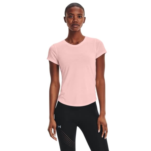 Under Armour Streaker Run Short Sleeve 1361371-658, Kvinna, T-shirt, Rosa