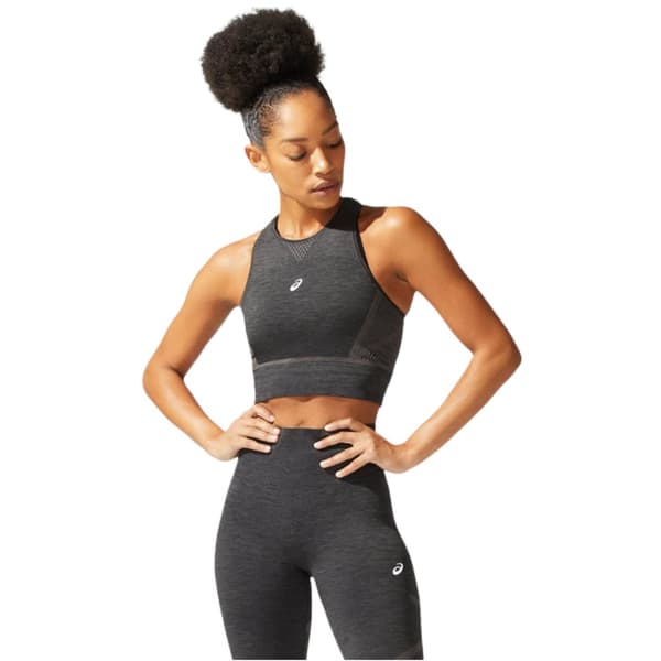 ASICS Seamless Top 2012B915-001, Kvinde, T-shirt, Grå