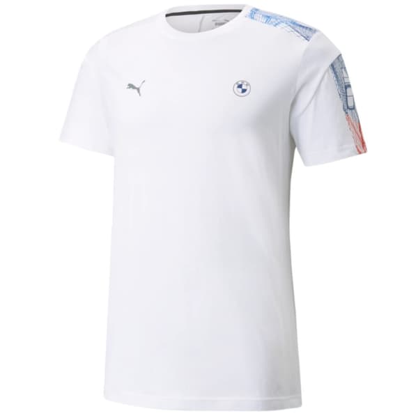 Puma BMW M Motorsport T7 Tee 531183-02, Man, T-shirt, Vit
