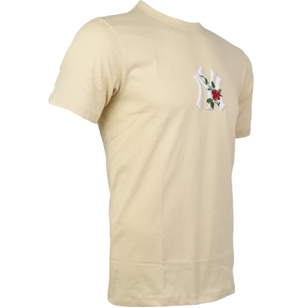 47 Brand MLB New York Yankees Emb Backer Southside Tee 549815, Man, T-shirt, Beige