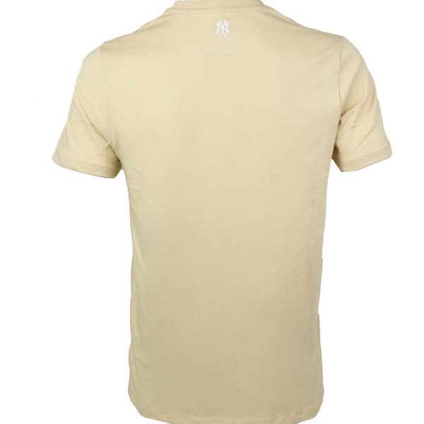 47 Brand MLB New York Yankees Emb Backer Southside Tee 549815, Man, T-shirt, Beige