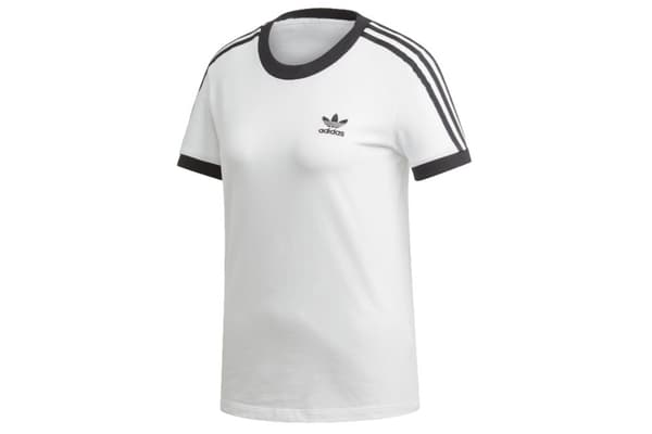 adidas 3-Stripes Tee ED7483, Kvinde, T-shirt, Hvid