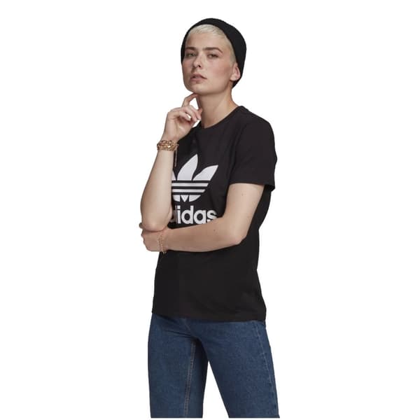 adidas Adicolor Classics Trefoil Tee GN2896, Kvinna, T-shirt, Svart