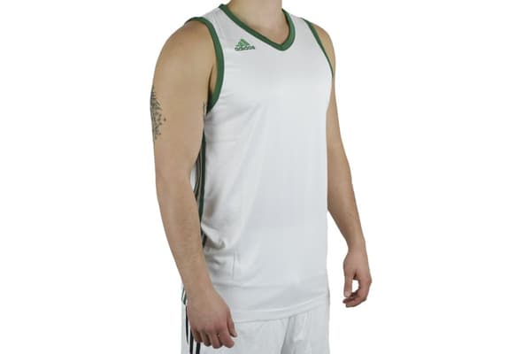 adidas E Kit JSY 3.0 S07283, Man, T-shirt, Vit