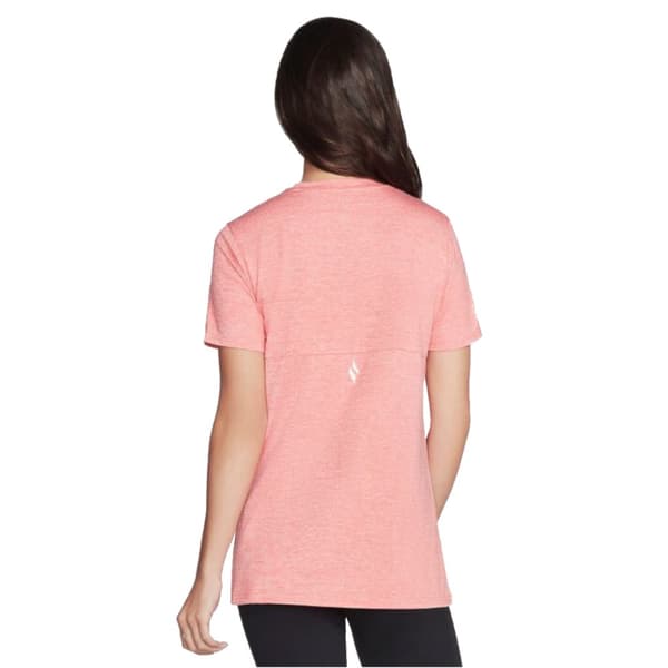 Skechers Diamond Blissful Tee W1TS327-CRL, Kvinna, T-shirt, Rosa