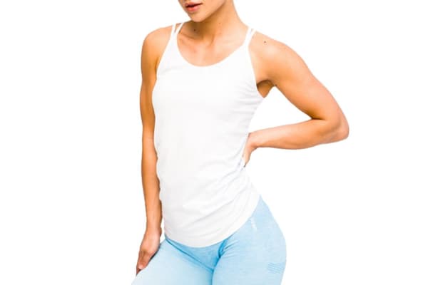 GymHero L.A Classic Basic Tee WHITE-TEE, Kvinna, T-shirt, Vit