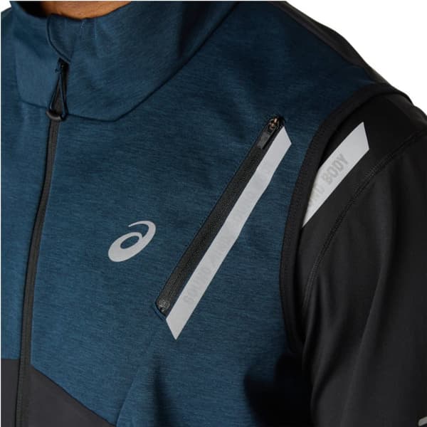 Asics Lite-Show Vest 2011C016-401, Mand, Tank top, Marine blå