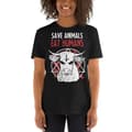 Miniatyrbild 3 av 3: Save Animals, Eat Humans T-shirt