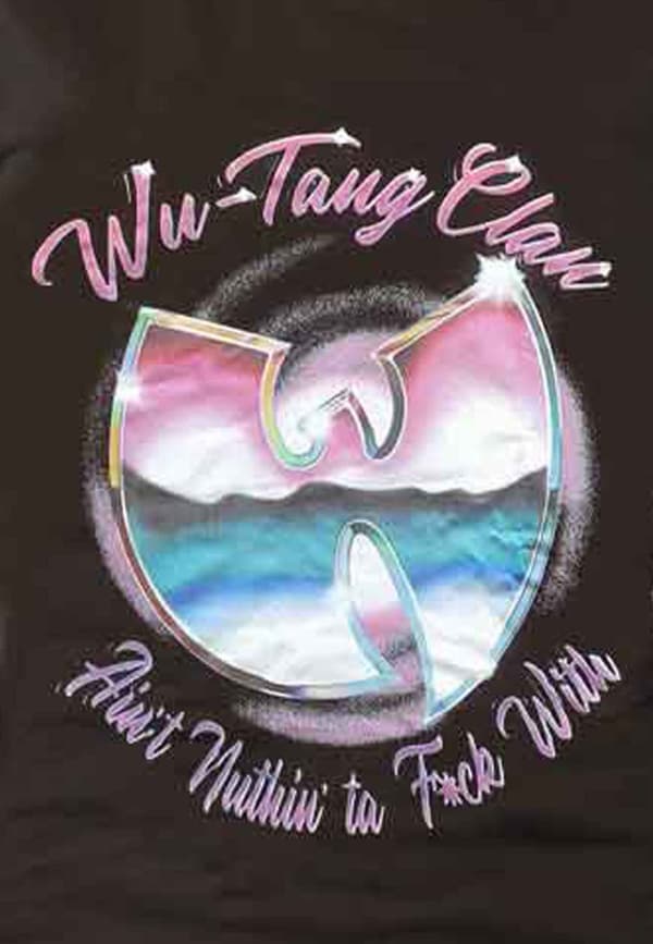 Wu-Tang Clan T Shirt Ain't Nuthing Ta F' Wit Official Womens Black