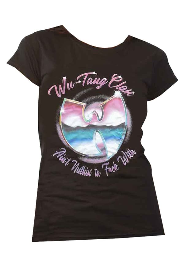 Wu-Tang Clan T Shirt Ain't Nuthing Ta F' Wit Official Womens Black