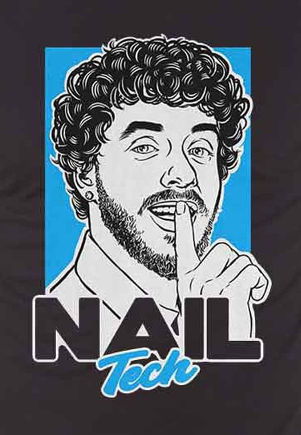 Jack Harlow T Shirt Nail Tech Logo Official Unisex Black