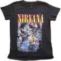 Miniatyrbild 4 av 4: Nirvana T Shirt Unplugged Photo Band Logo Official Womens Boyfriend Fit