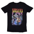 Miniatyrbild 3 av 4: Nirvana T Shirt Unplugged Photo Band Logo Official Womens Boyfriend Fit