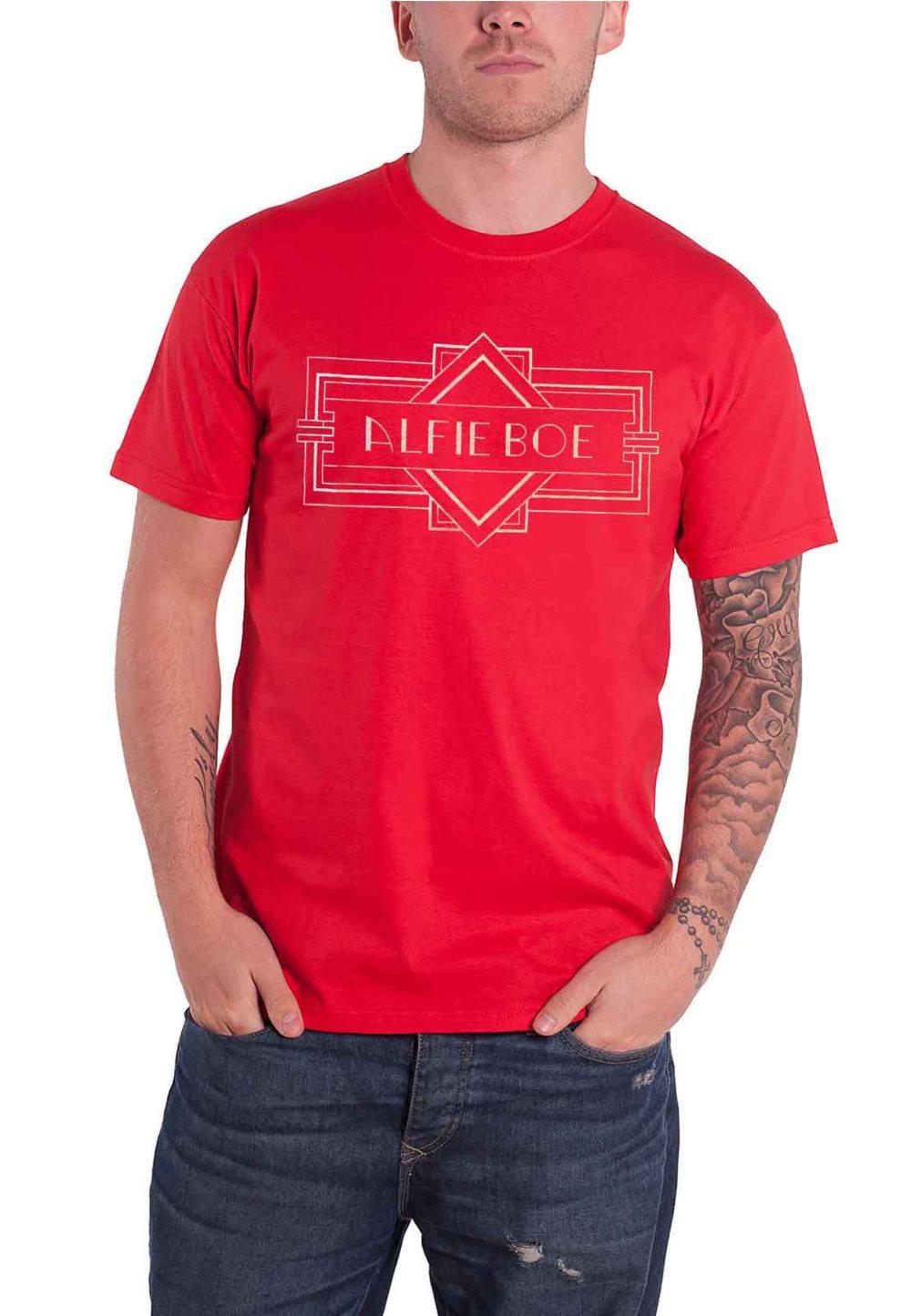 Alfie Boe T Shirt Ritz Logo Official Unisex Red