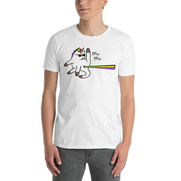 Pew Pew Unicorn T-shirt