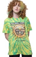 Miniatyrbild 1 av 4: Sublime T Shirt 40oz To Freedom Band Logo Official Unisex Dip Dye Green
