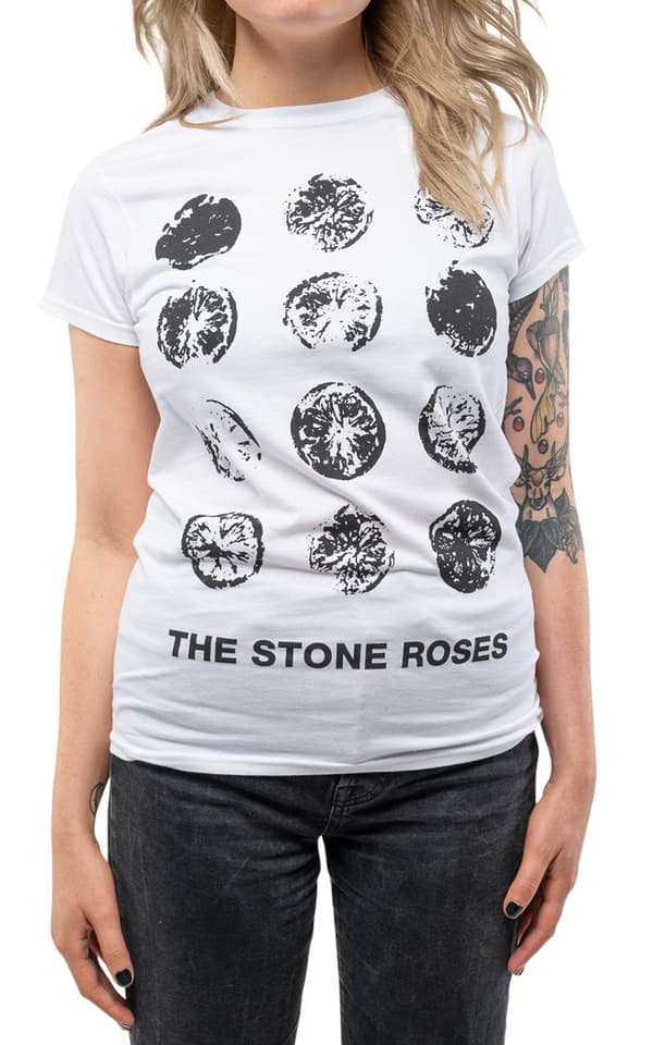 The Stone Roses Lemon Grid Skinny T Shirt