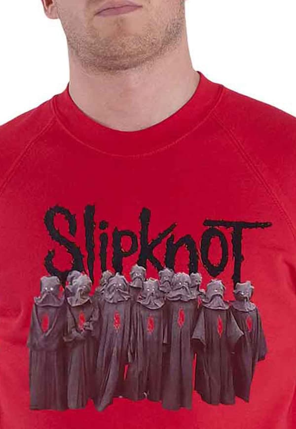 Slipknot Sweatshirt We are not your Kind Choir Band Logo Official Unisex Red