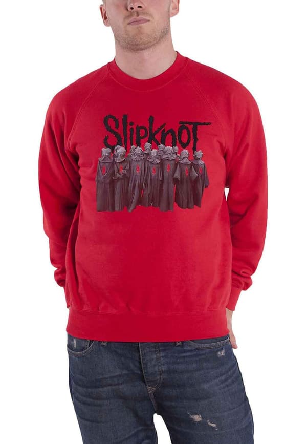 Slipknot Sweatshirt We are not your Kind Choir Band Logo Official Unisex Red