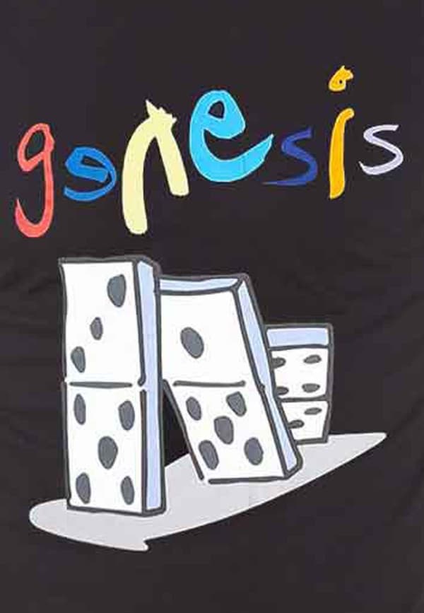 Genesis T Shirt The Last Domino? Tour Official Mens Black