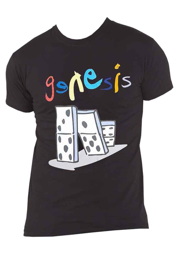 Genesis T Shirt The Last Domino? Tour Official Mens Black