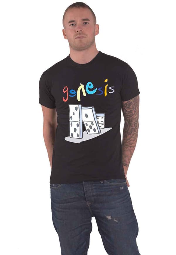 Genesis T Shirt The Last Domino? Tour Official Mens Black