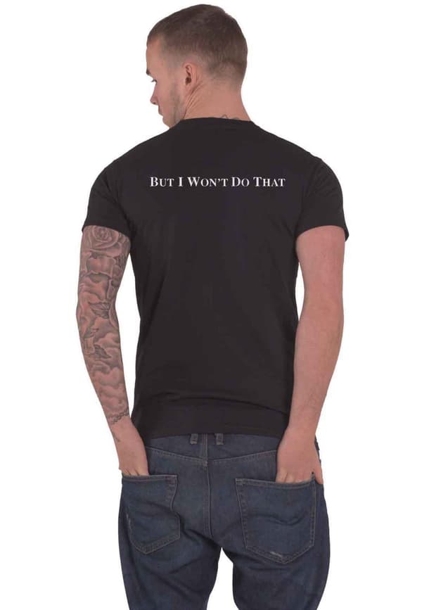 Meat Loaf T Shirt Anything for Love Band Logo Official Mens Black