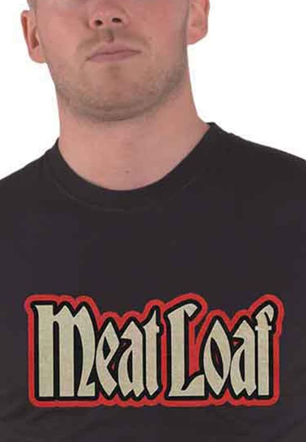 Meat Loaf T Shirt Anything for Love Roses Official Mens Black
