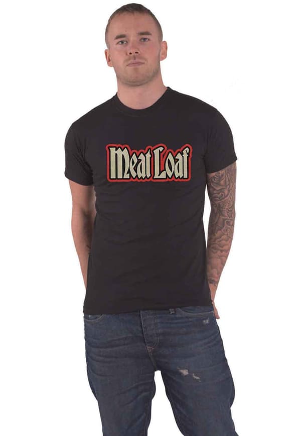 Meat Loaf T Shirt Anything for Love Roses Official Mens Black