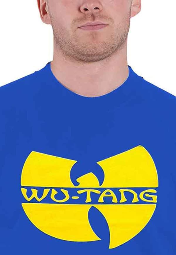 Wu-Tang Clan Sweatshirt katana Band Logo Official Unisex Blue