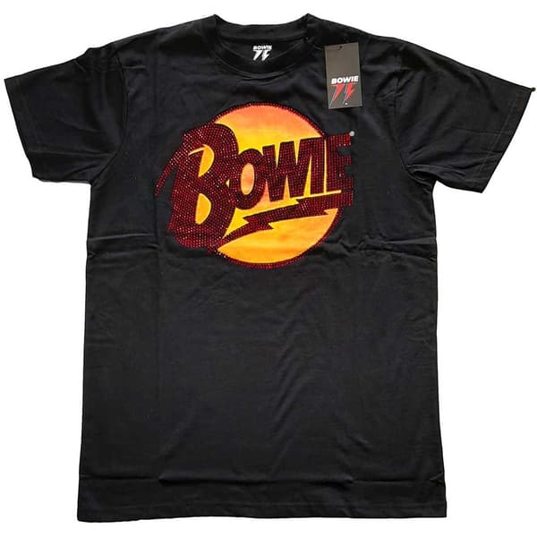 David Bowie Unisex T-Shirt: Diamond Dogs Logo (Diamante) (Medium)