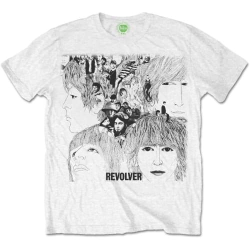 The Beatles Unisex T-Shirt: Revolver Album Cover (Plus Sizes) (XXXXX-Large)